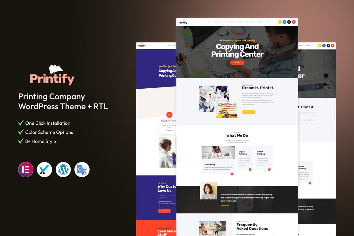 Tema WordPress Printify untuk Perusahaan Percetakan yang Menarik