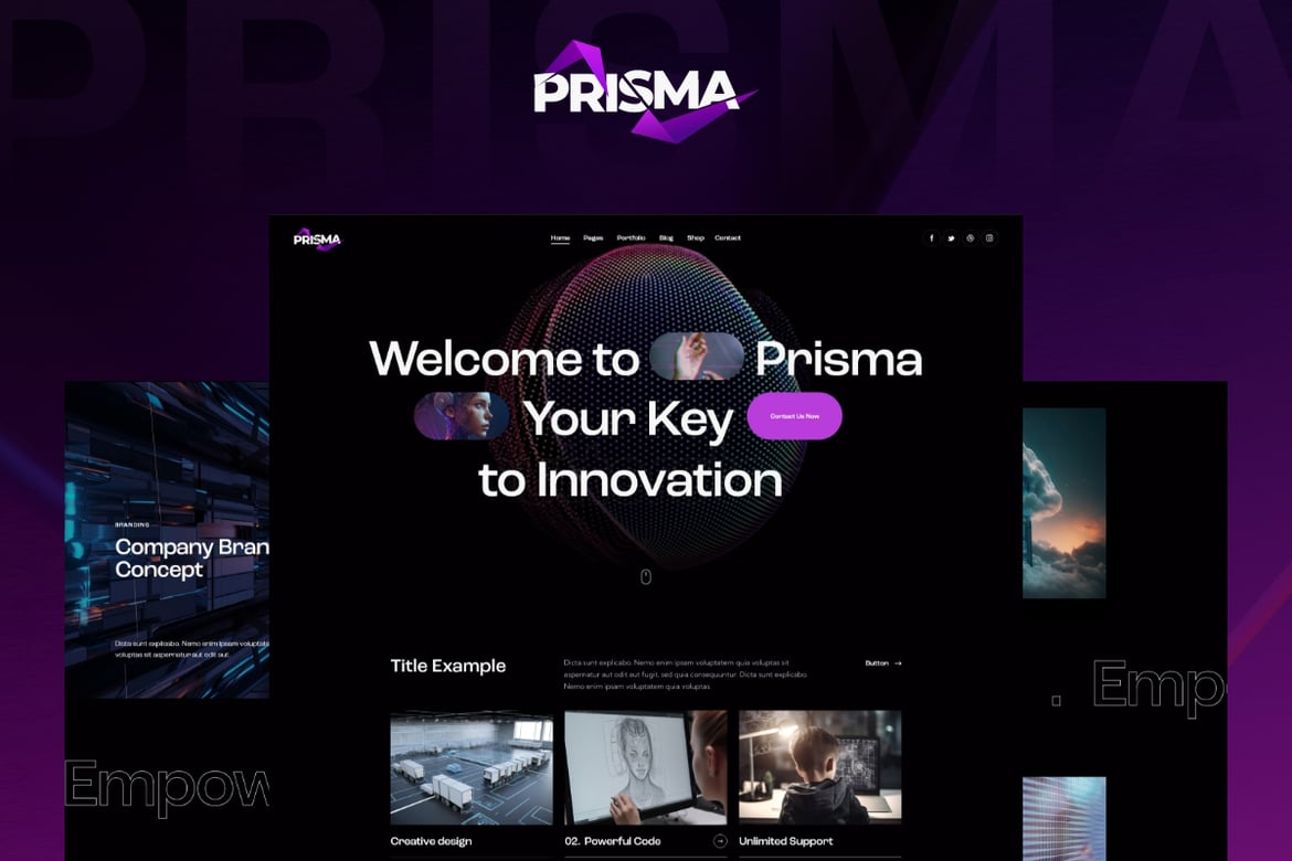Prisma: Tema WordPress Modern untuk Aplikasi Mobile dan Website Profesional