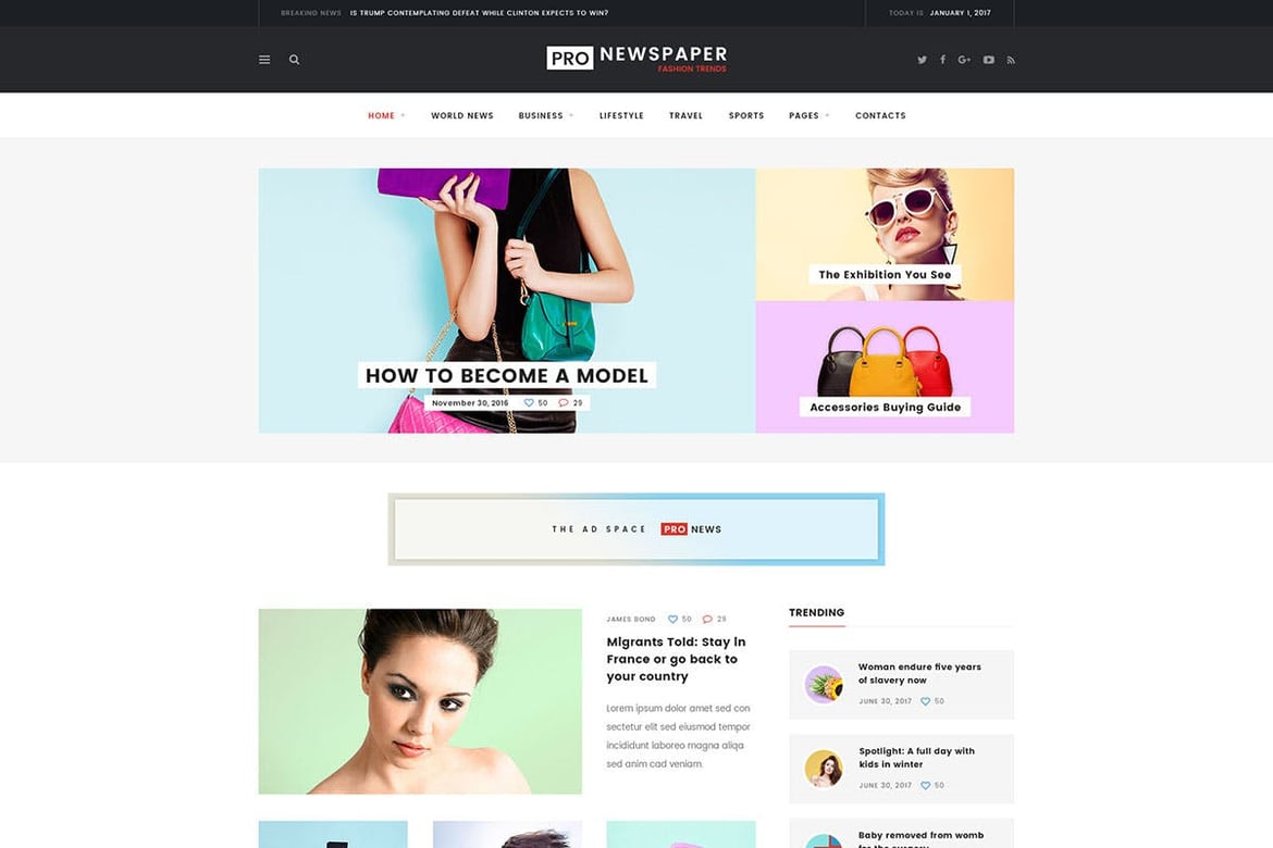 Template HTML Pro untuk Portal Berita yang Menarik