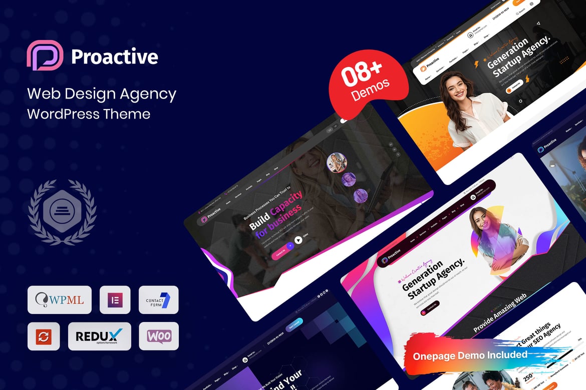 Proactive - Tema WordPress Desain Web yang Modern dan Responsif