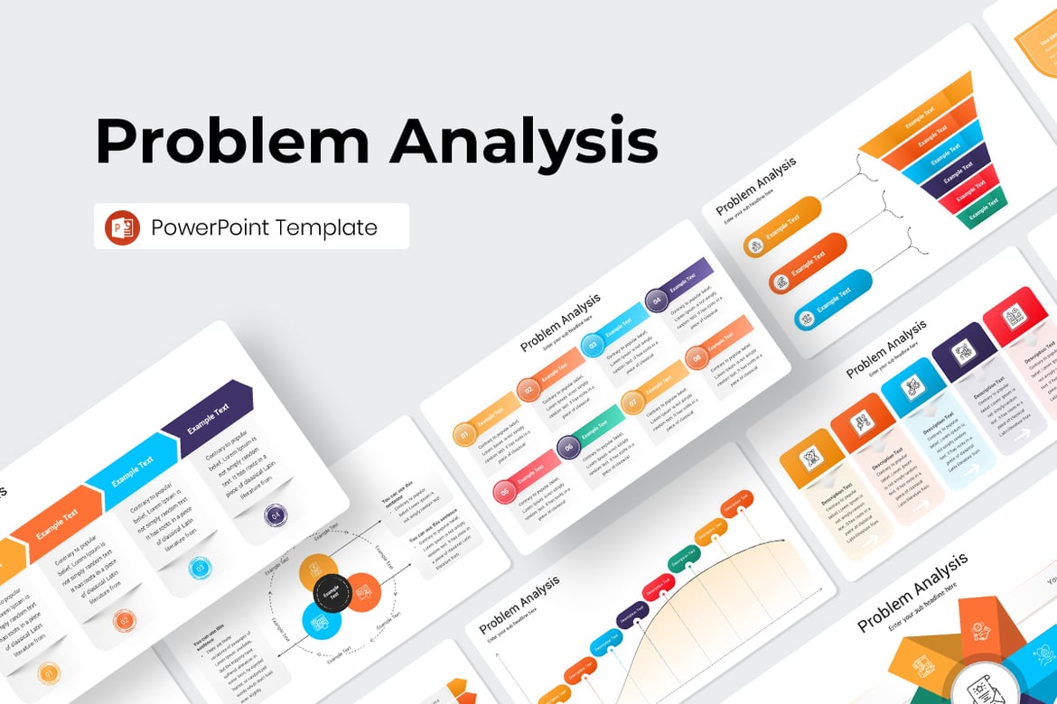 Template PowerPoint Analisis Masalah yang Menarik dan Efektif