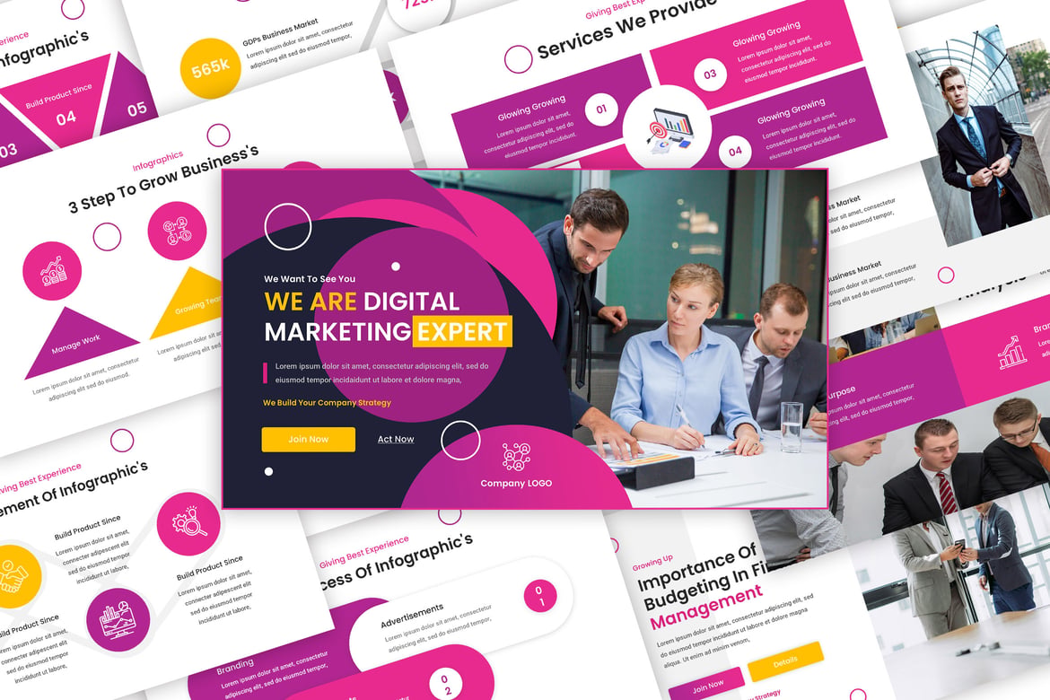 Template Presentasi PowerPoint Probly yang Menarik untuk Bisnis Anda