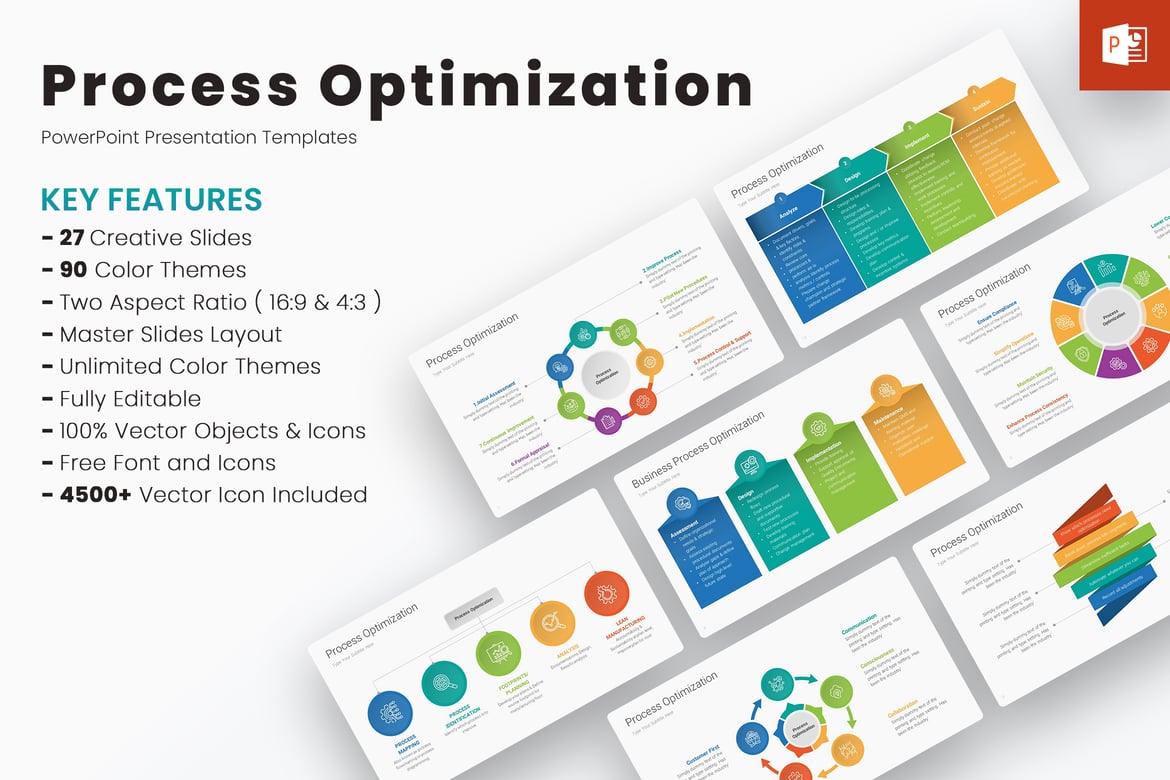 Template PowerPoint untuk Optimasi Proses yang Efisien