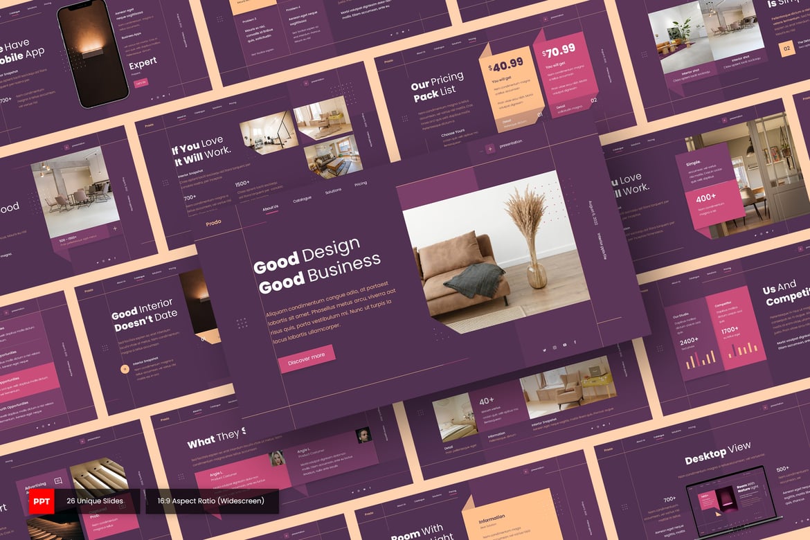 Prodo - Template PowerPoint Katalog Produk Menarik