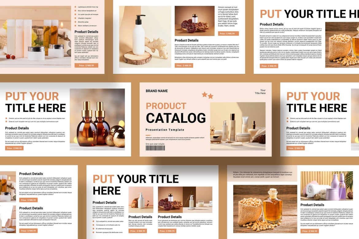 Template Presentasi PowerPoint Katalog Produk yang Modern dan Kreatif