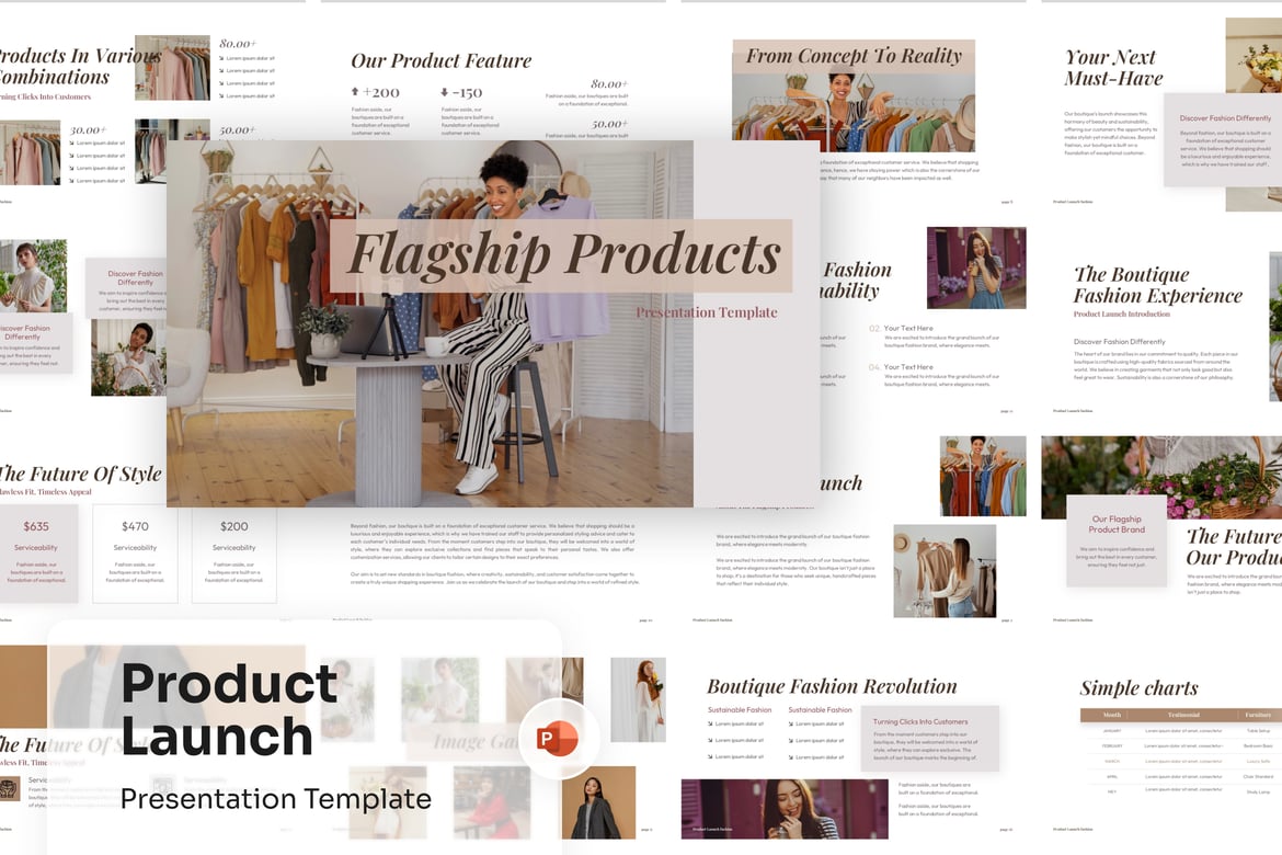 Template Presentasi PowerPoint Peluncuran Produk yang Menarik