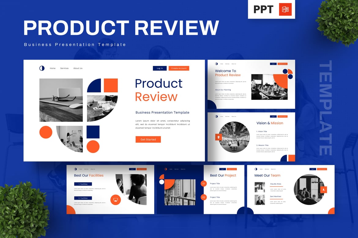 Template Presentasi PowerPoint Bisnis yang Profesional dan Menarik