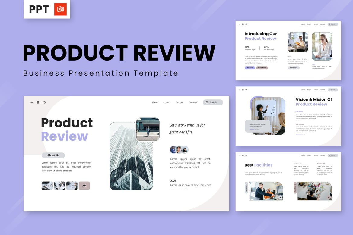 Template Presentasi PowerPoint Bisnis yang Menarik dan Profesional