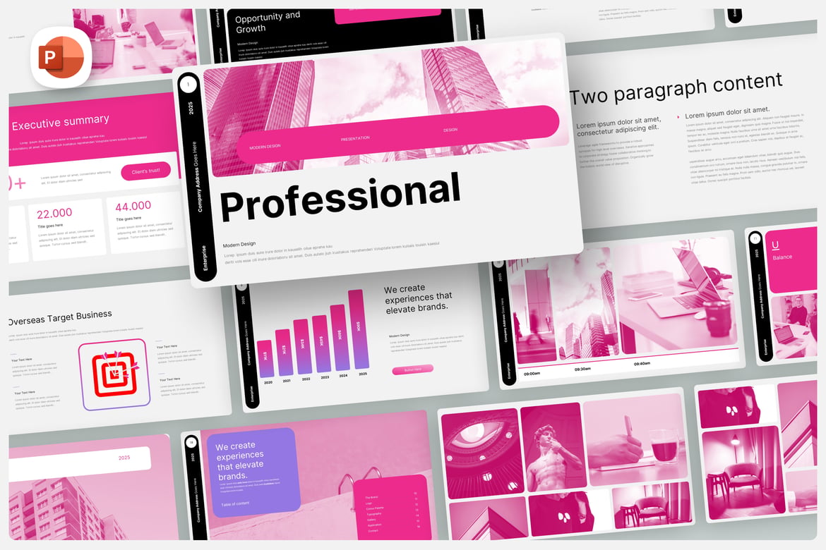Template Presentasi PowerPoint Bisnis Profesional yang Memukau