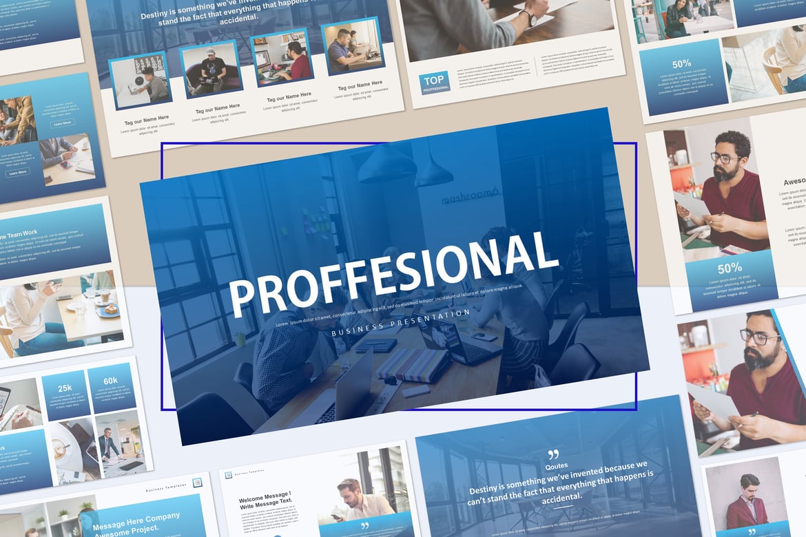 Template Presentasi PowerPoint Profesional dan Modern