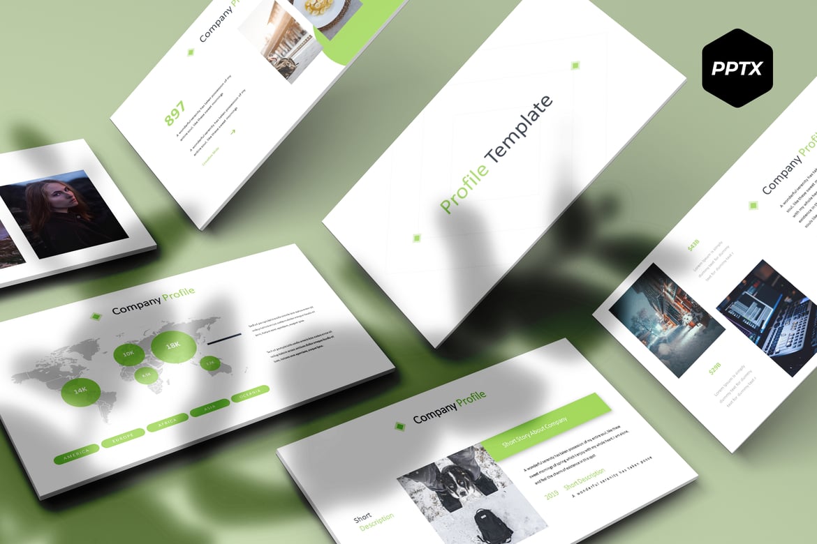 Template Powerpoint Profil yang Menarik dan Serbaguna