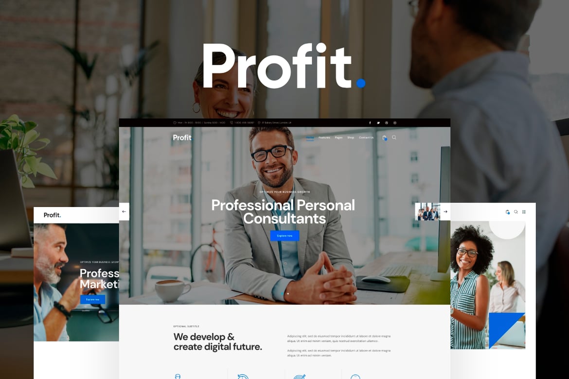 Tema WordPress Profit: Solusi Modern untuk Bisnis Anda