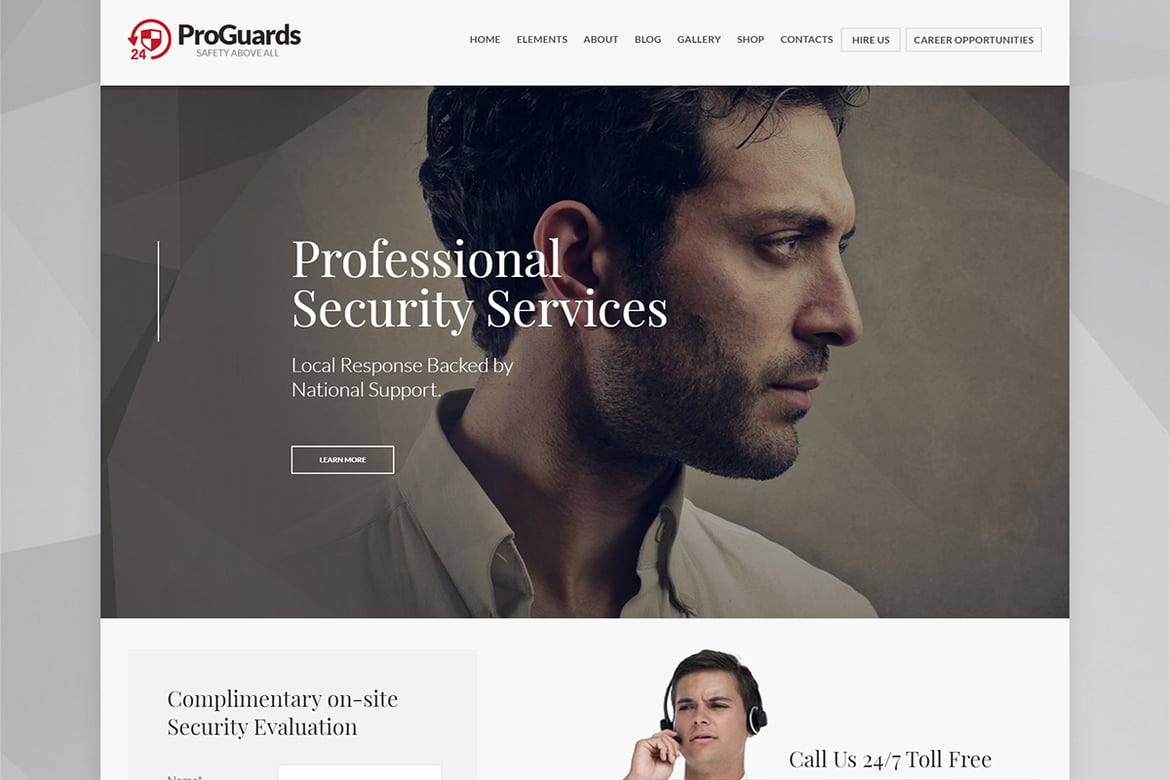 Template Website ProGuards: Solusi Keamanan untuk Bisnis Anda