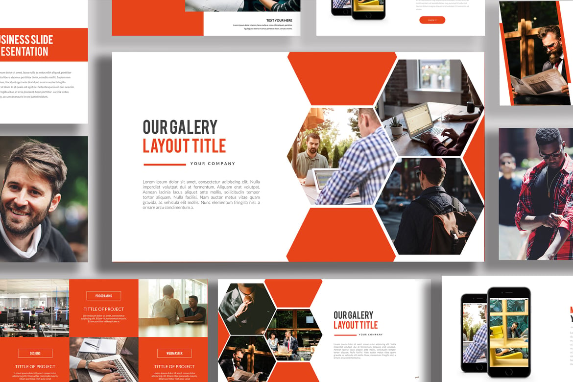 Template Presentasi PowerPoint Bisnis Modern dan Kreatif