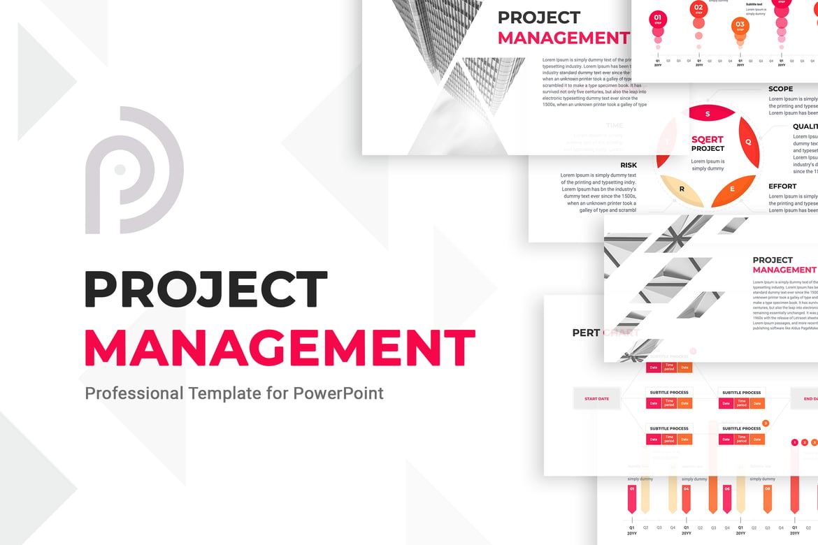 Template PowerPoint Manajemen Proyek yang Profesional dan Menarik