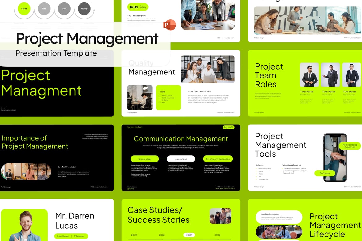 Template Presentasi Manajemen Proyek yang Efektif