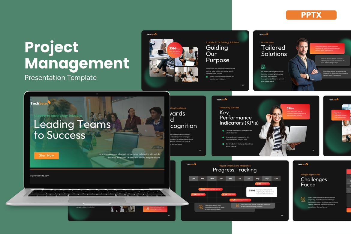 Template Powerpoint Manajemen Proyek yang Efektif dan Profesional