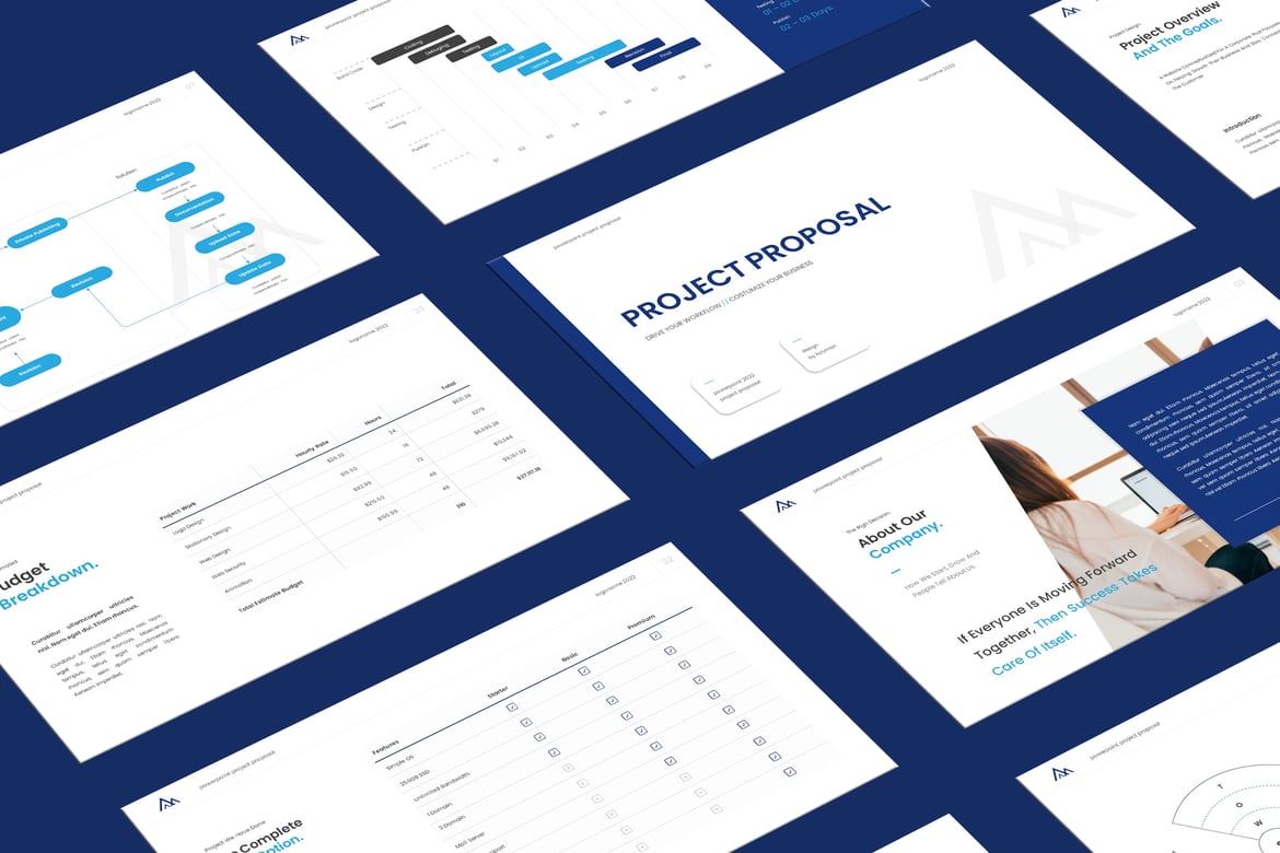 Template Presentasi Proposal Proyek Profesional
