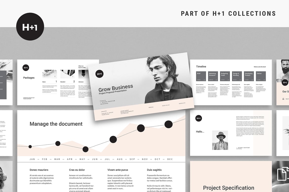 Template Presentasi Proposal Proyek yang Profesional dan Modern