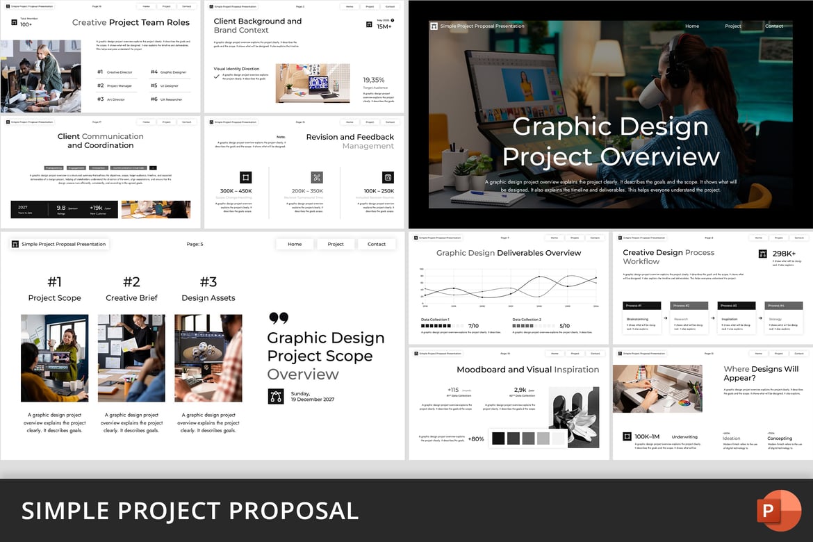 Template Presentasi Proposal Proyek yang Menarik dan Profesional