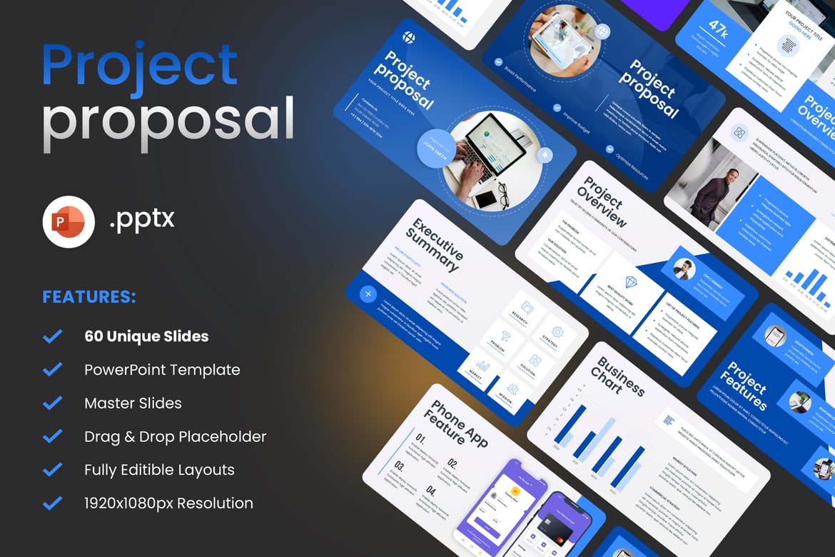 Template Presentasi Proposal Proyek yang Menarik dan Profesional