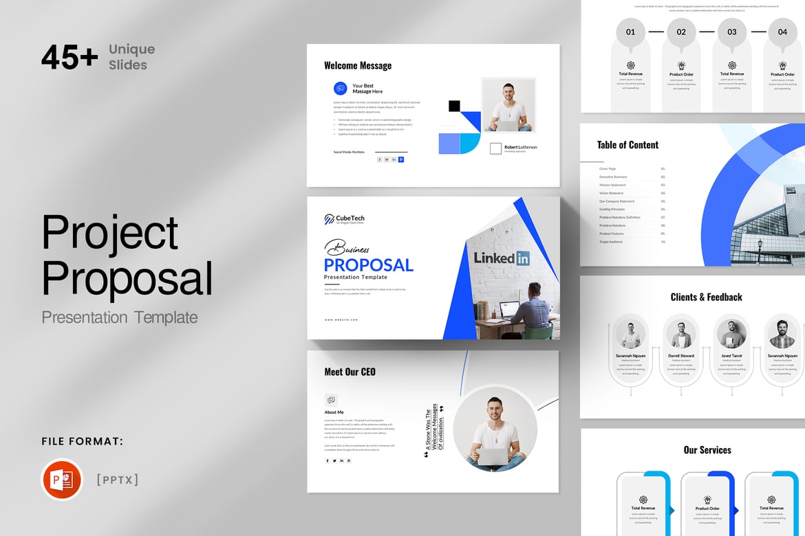 Template Presentasi PowerPoint Proposal Proyek yang Menarik dan Profesional