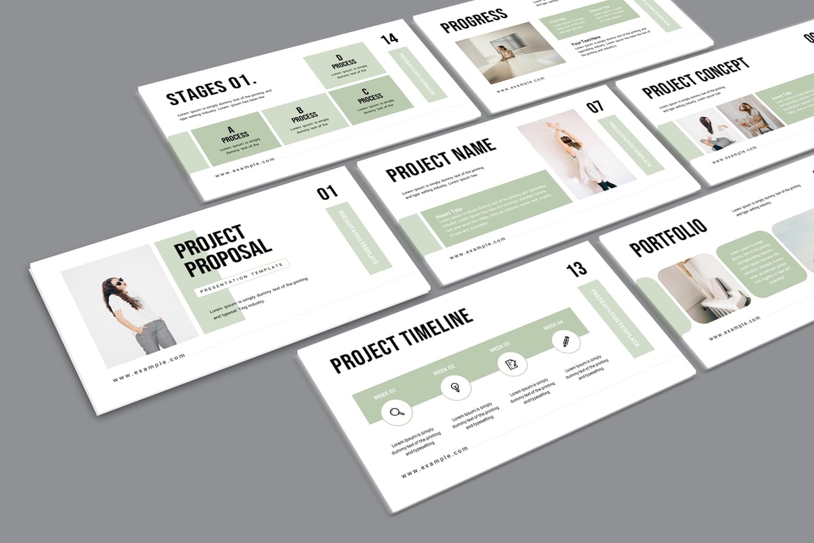 Template Presentasi PowerPoint Proposal Pro yang Menarik