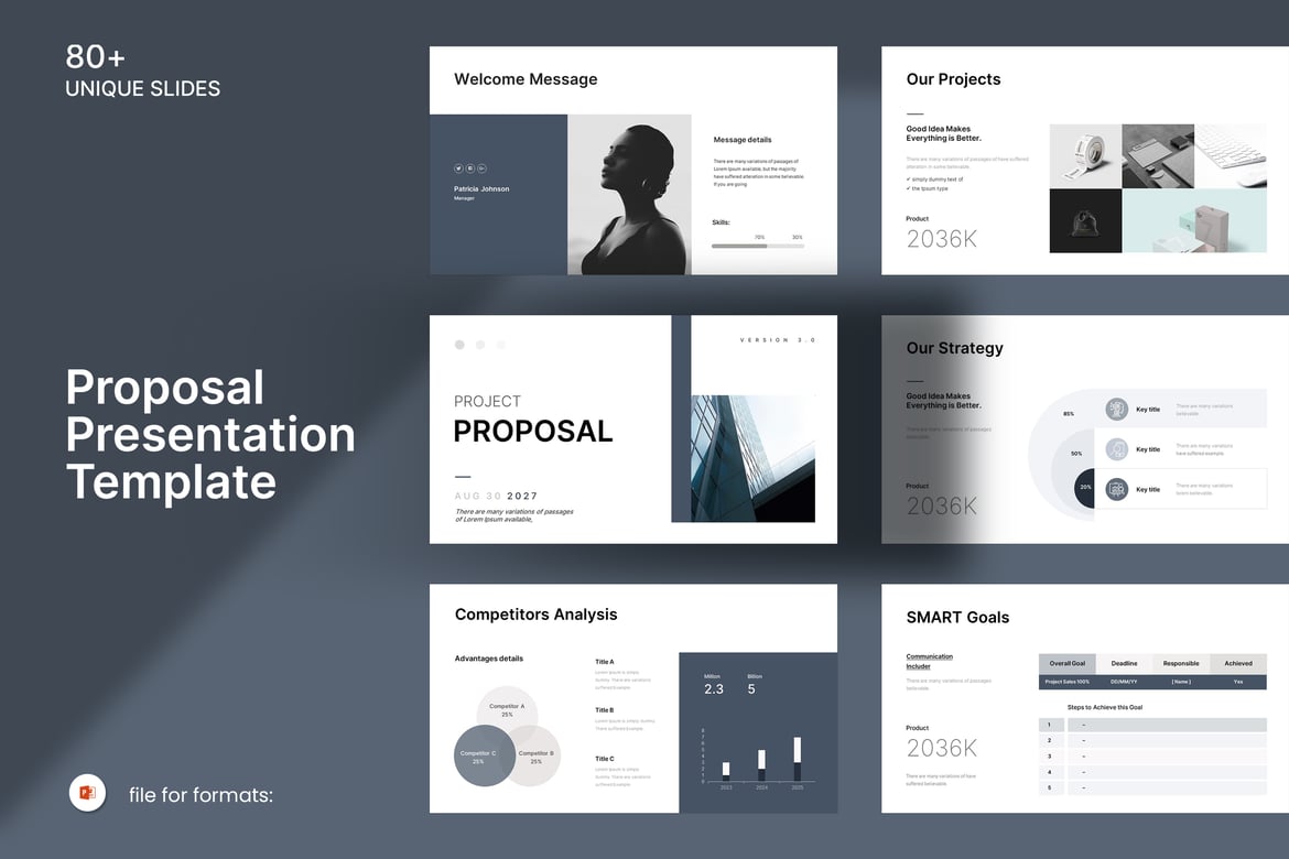 Template Presentasi PowerPoint Proposal Proyek yang Menarik dan Profesional