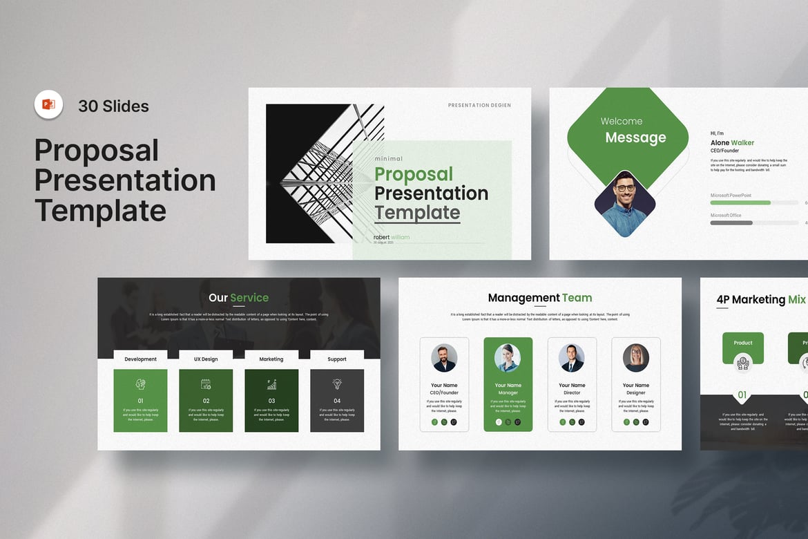 Template Presentasi PowerPoint untuk Proposal Proyek yang Menarik dan Profesional