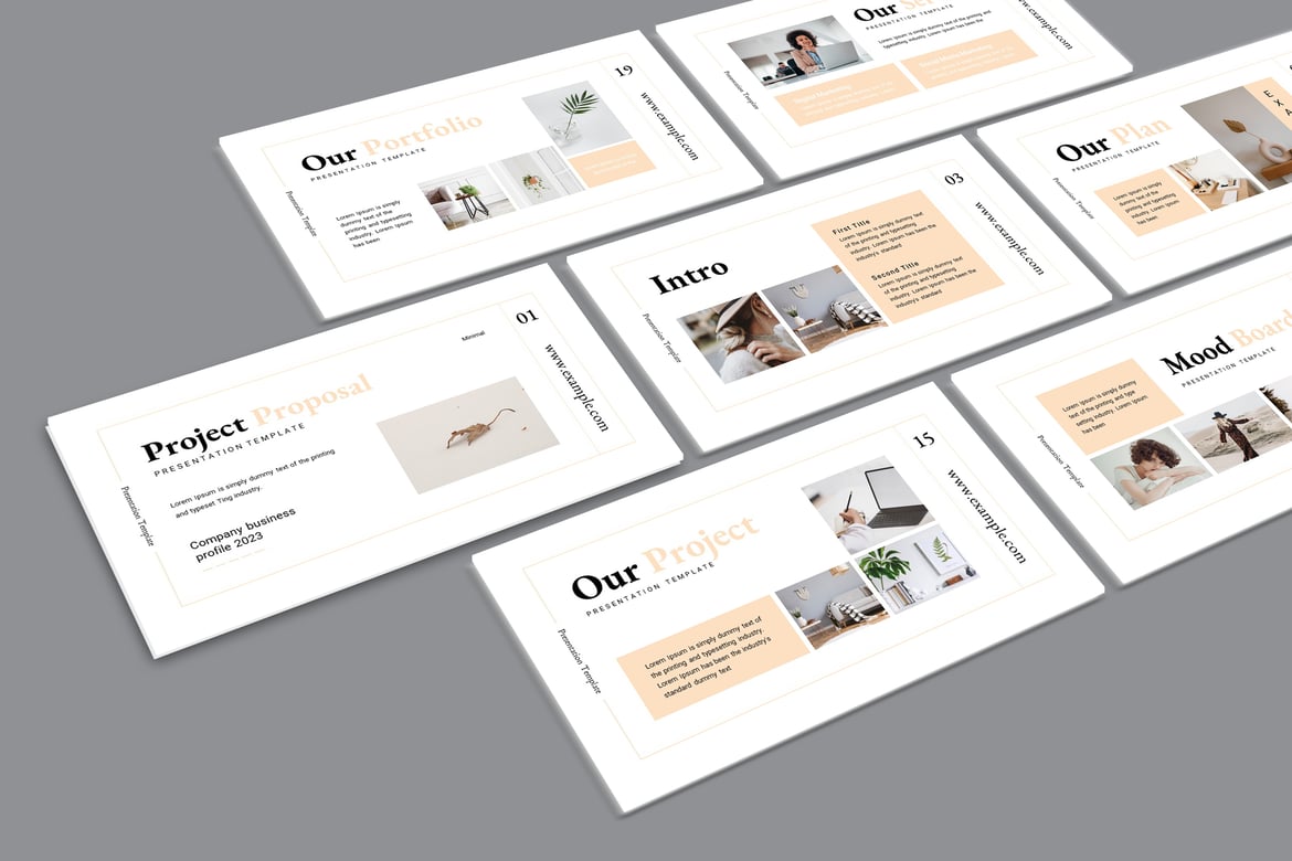 Template Presentasi PowerPoint Proposal Pro yang Modern dan Kreatif