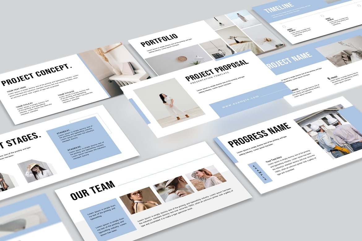 Template PowerPoint Proposal Pro yang Menarik dan Modern