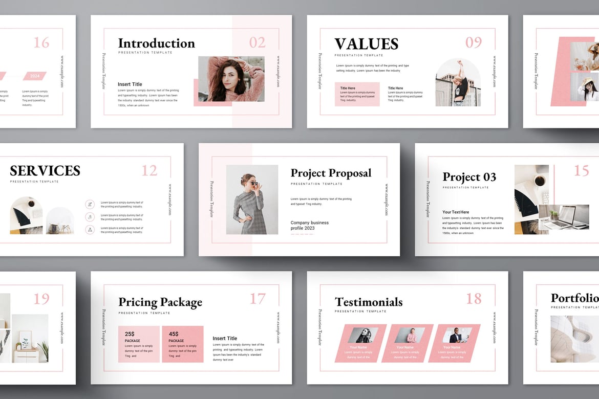 Template Presentasi PowerPoint Proposal Pro yang Menarik
