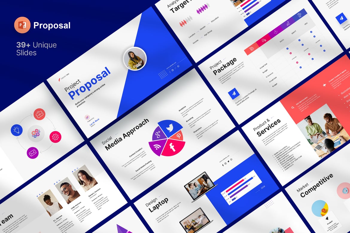 Template Presentasi PowerPoint untuk Proposal Proyek yang Menarik dan Profesional