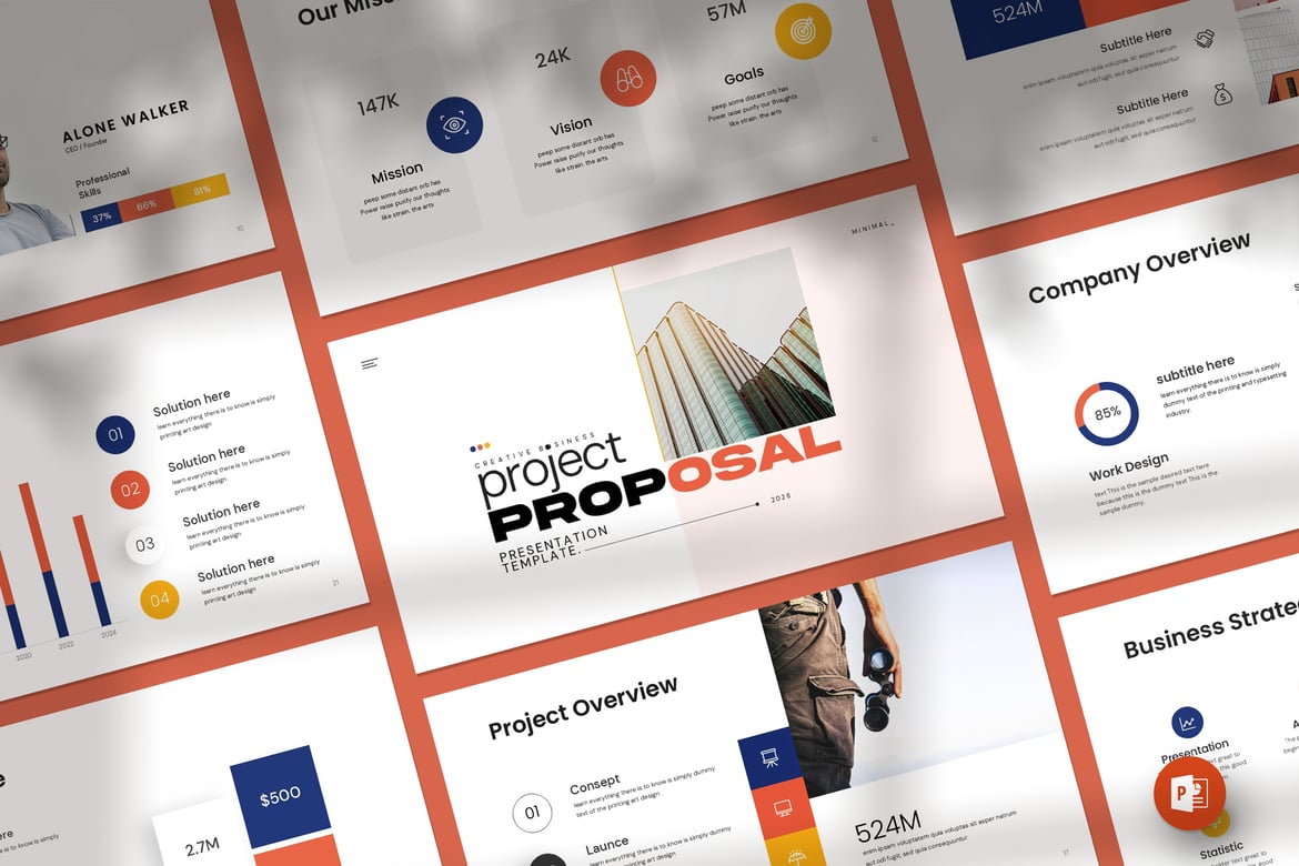 Template Presentasi Proposal Proyek yang Profesional dan Menarik