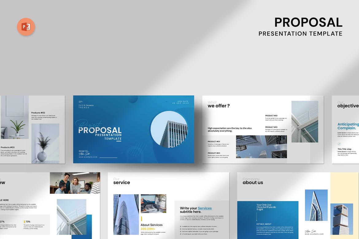 Template Presentasi Proposal Proyek yang Menarik dan Profesional