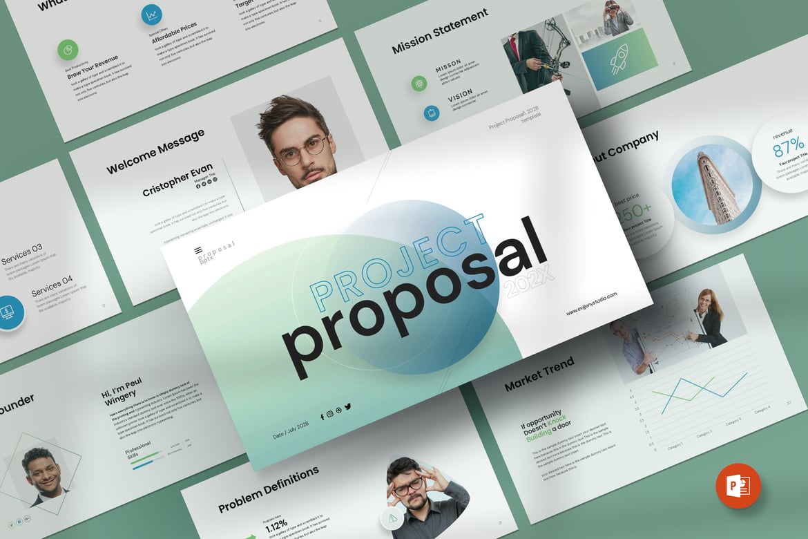 Template Presentasi Proposal Pro yang Menarik dan Profesional