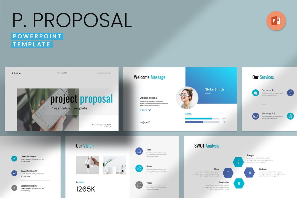 Template Presentasi Proposal Proyek yang Menarik dan Profesional