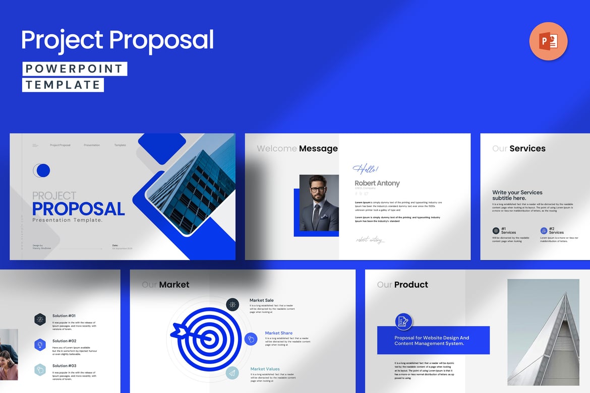 Template Presentasi Proposal Proyek yang Profesional dan Menarik