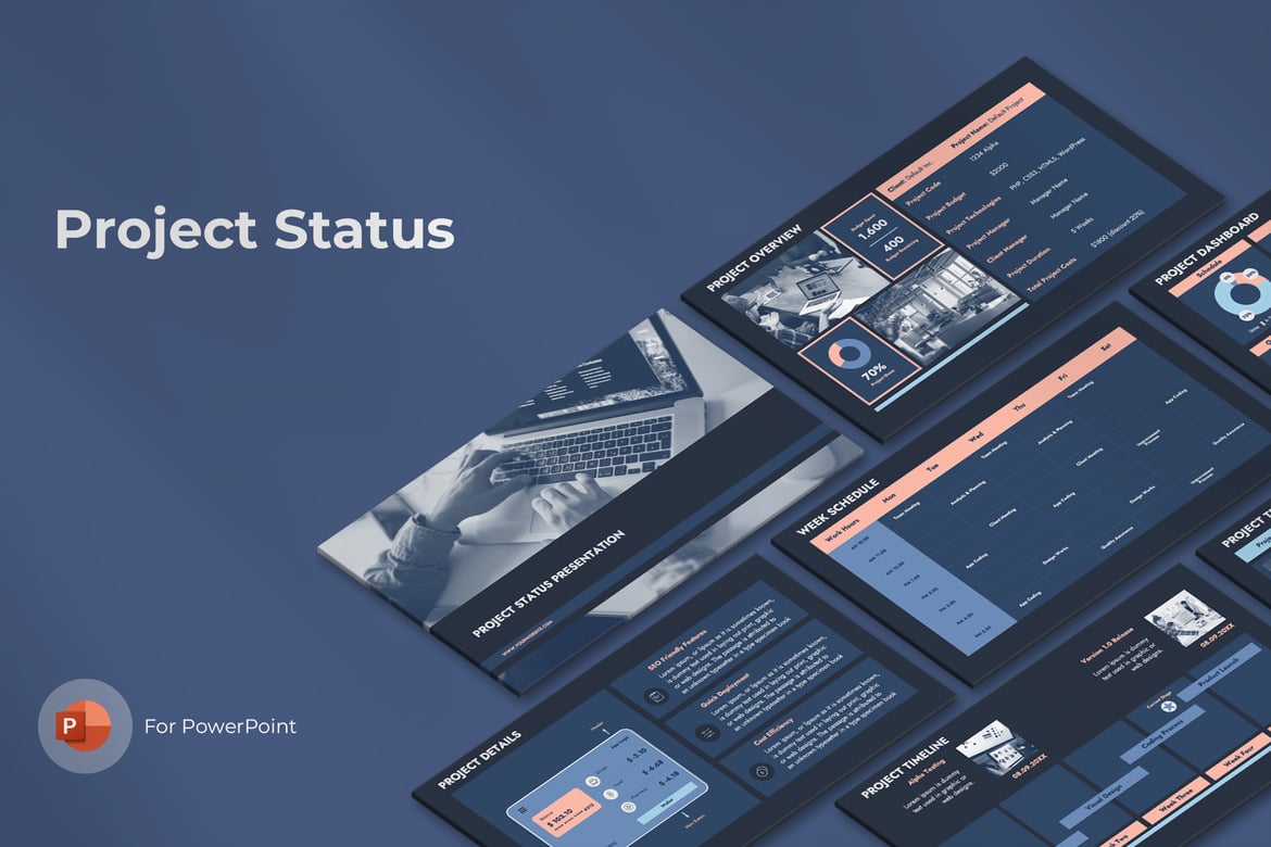 Template PowerPoint Laporan Status Proyek yang Efektif