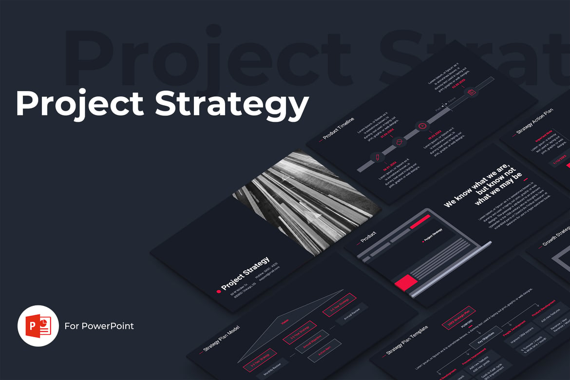 Template Presentasi Strategi Proyek yang Efektif