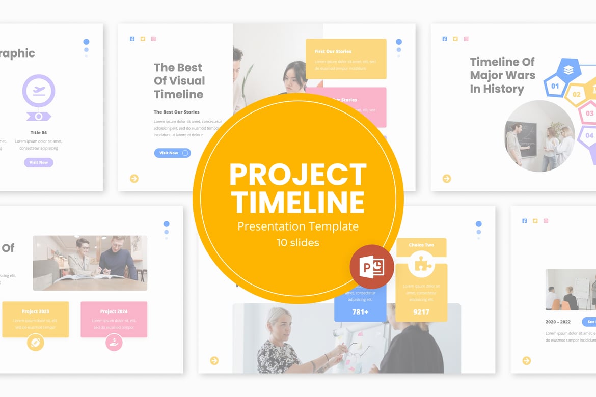 Template PowerPoint Timeline yang Menarik dan Profesional