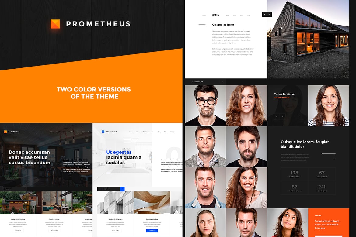 Prometheus – Template Website Serbaguna yang Modern