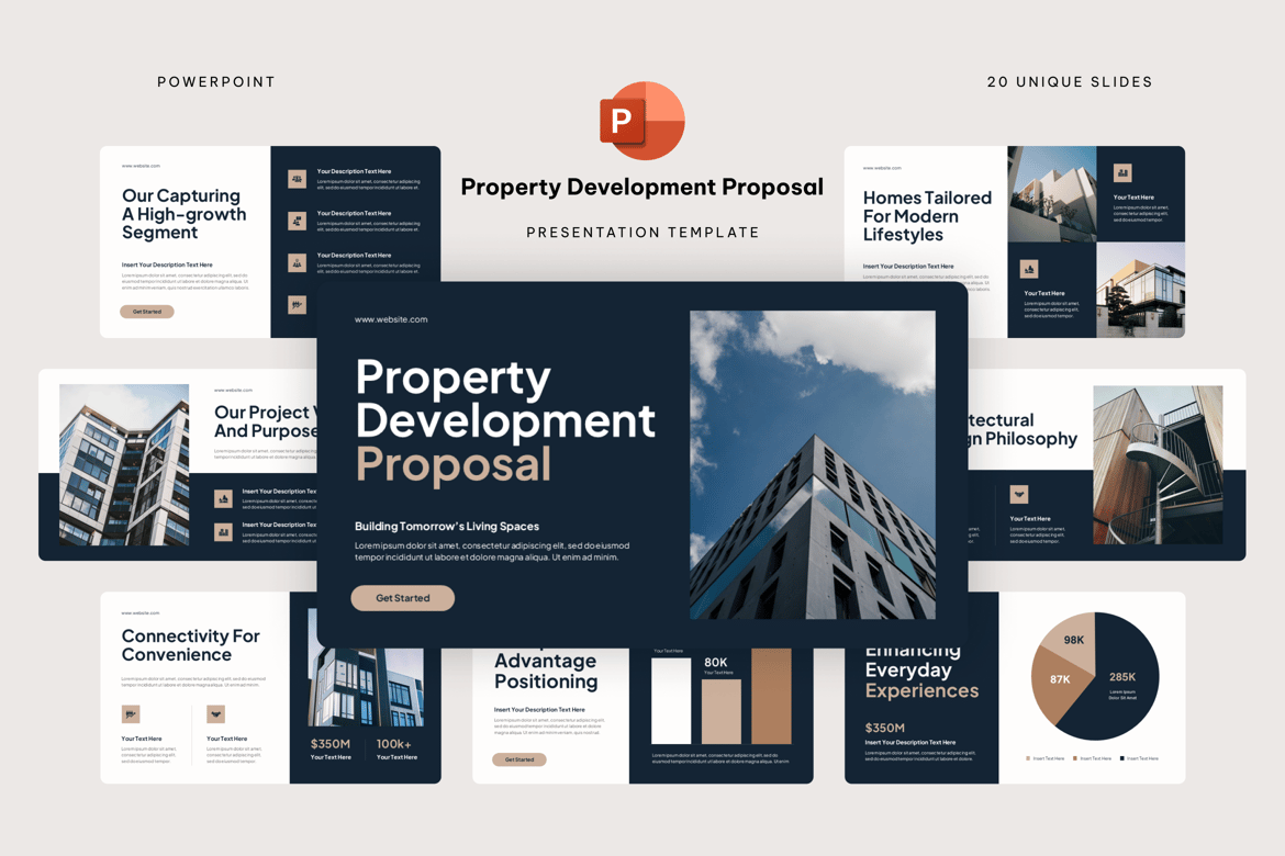 Template Presentasi Powerpoint Proposal Pengembangan Properti