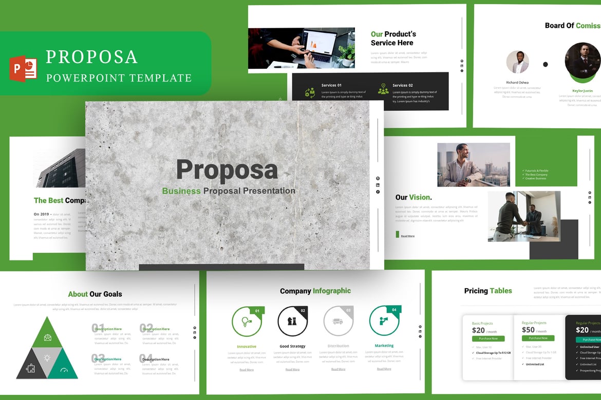 Template Presentasi Proposa - Solusi Proposal Bisnis Anda