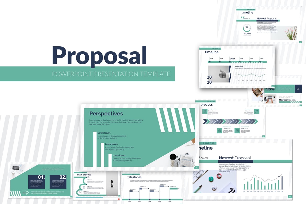 Template Presentasi PowerPoint untuk Proposal Bisnis yang Menarik