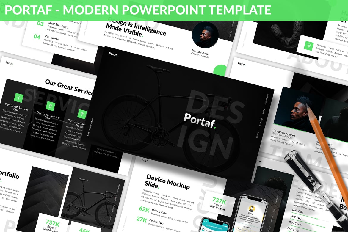 Protaf - Template Powerpoint Modern untuk Presentasi Menarik