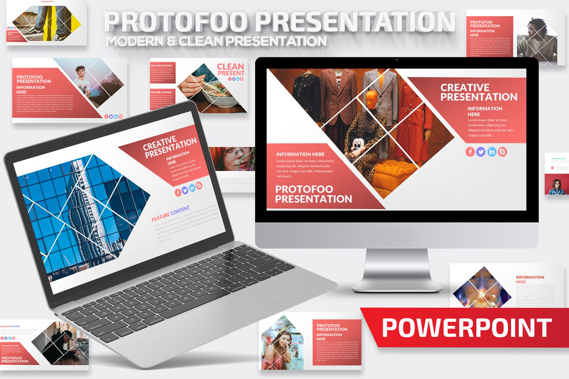 Template Powerpoint Protofoo yang Menarik dan Profesional