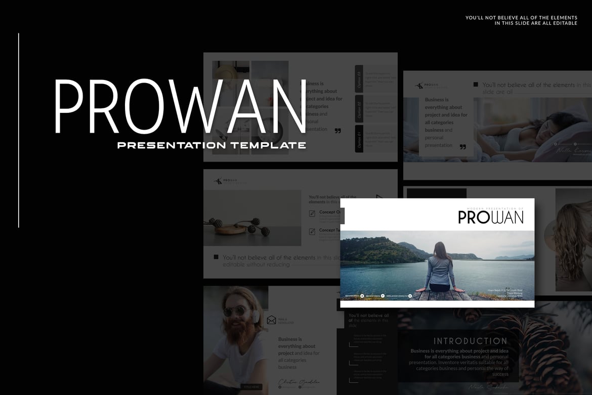 Template PowerPoint Prowan - Solusi Presentasi Kreatif dan Profesional