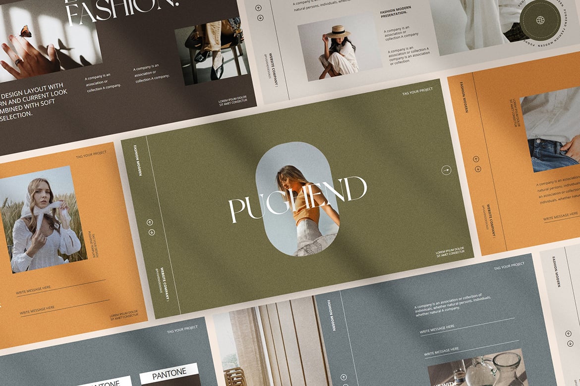 Template Presentasi Pughend - Solusi PowerPoint Modern untuk Segala Kebutuhan