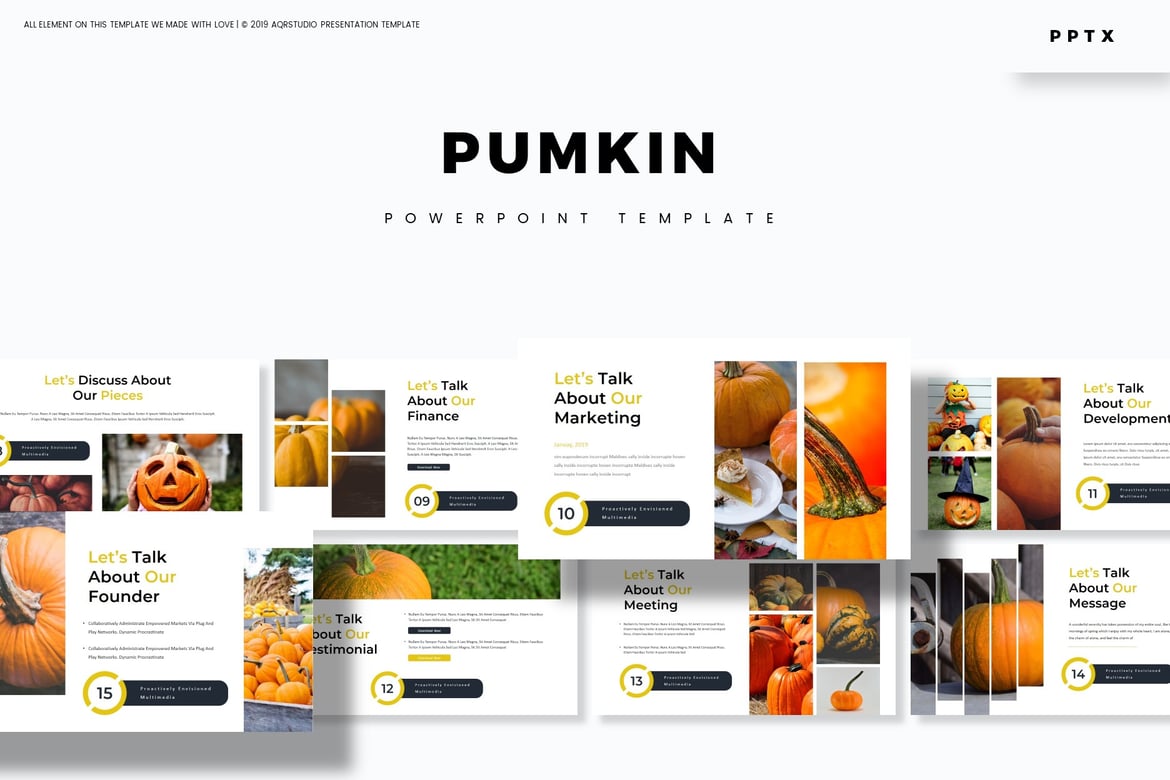 Template Powerpoint Pumpkin - Desain Menarik untuk Semua Kebutuhan Presentasi